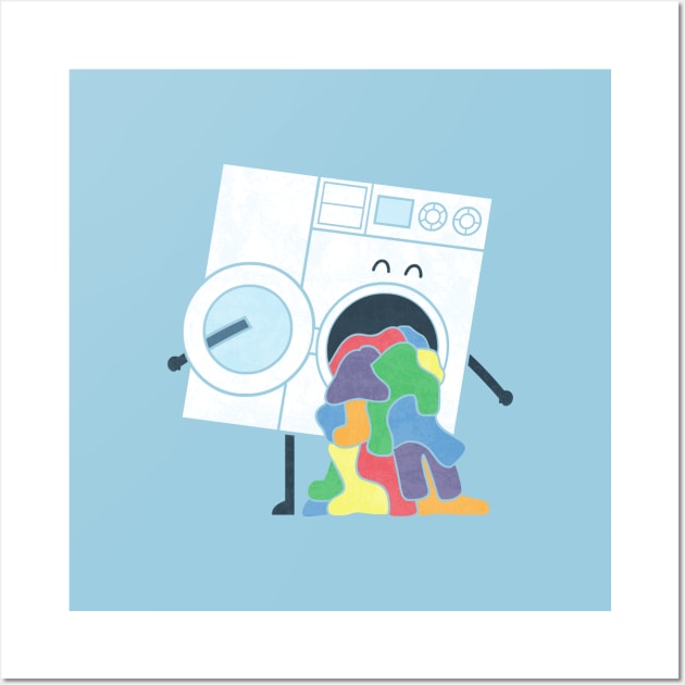 Laundry Day Wall Art by HandsOffMyDinosaur